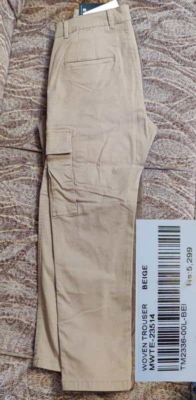 Cargo Pants/Trousers - Beige (34 Waist) 0