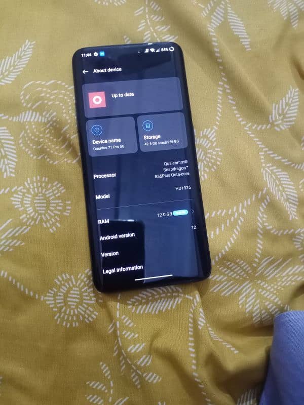 OnePlus 7t pro 5g MacLean edition pta approve 5