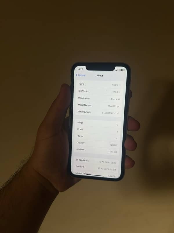 iPhone 11 (96% Genuine Health) 128Gb 5