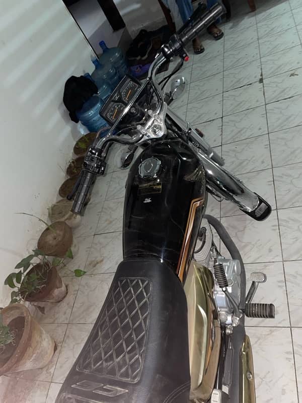 Honda GC 125 Gold Edition self start 2024 model 1