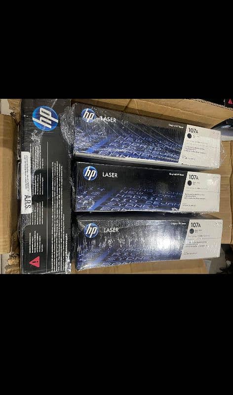 HP laserjet Color 410A Set and HP 107A Toner box pack 1