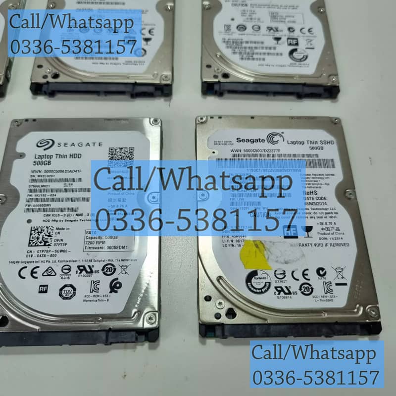 WD Seagate PC Laptop HDD 160gb 250gb 320gb 500gb 1tb 2tb Hard Disk 3