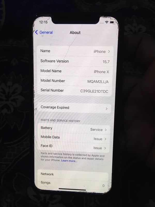 iPhone X non pta 256 gb black colr 2