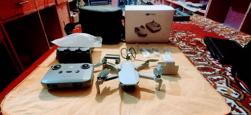 DJI mini 2 with fly more combo kit argent sale 5