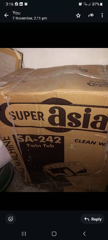 super Asia washing Machine 0