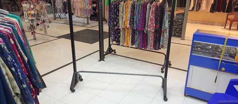 Cloth Hanging Stand Rack Single 1