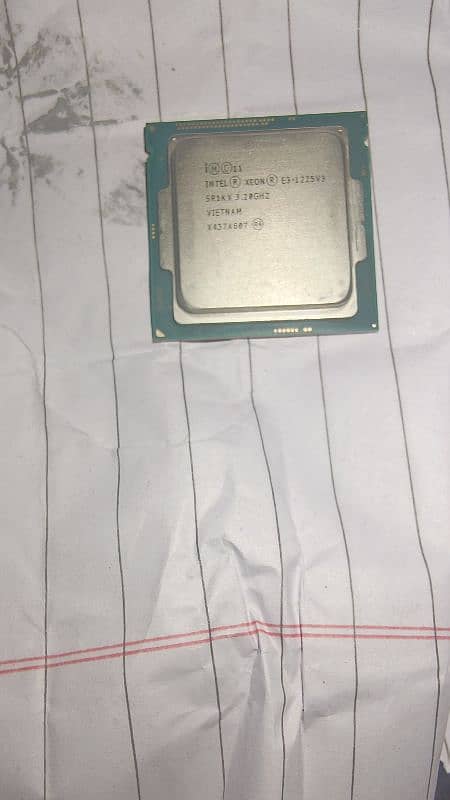 Xeon E3 1225 V3 processor 0