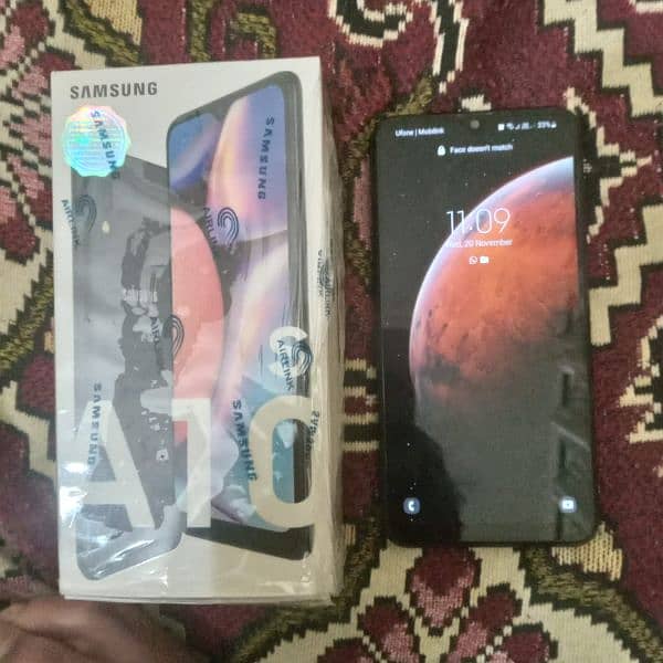 Samsung A10s with box 0