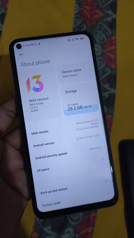 Redmi note 9 and realme 5 pro for sale with boxes 7