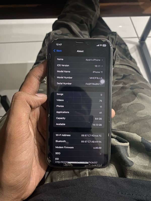 IPhone 11 64gb just in 72,000 4