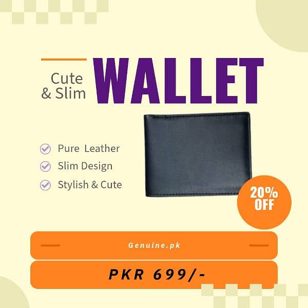 Genuine Leather Wallet For Men 1