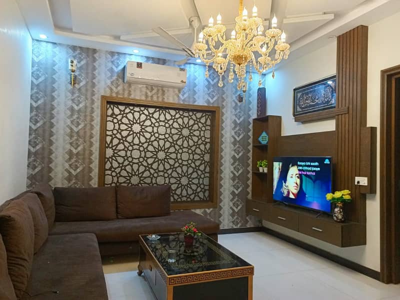 Ten Marla Furnished Upper Portion in Gulbahar Block Bahria Town Lahore 1