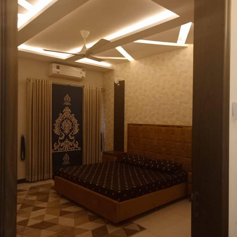 Ten Marla Furnished Upper Portion in Gulbahar Block Bahria Town Lahore 11