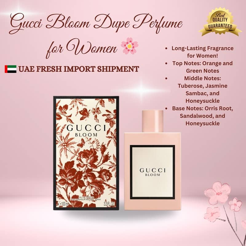 INSPIRED BY GUCCI BLOOM EUA DE PERFUME FOR WOMEN 100 ML 3