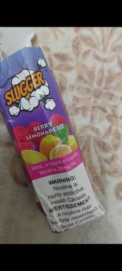 Slugger NIC Salt Berry Lemonade ice 30ml