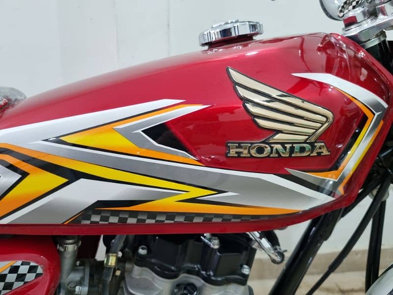 Honda CG-125 Applied 2025 200km use only 6