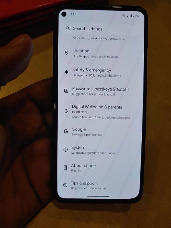 pixel 5à 5g 6gb/128gb. 4