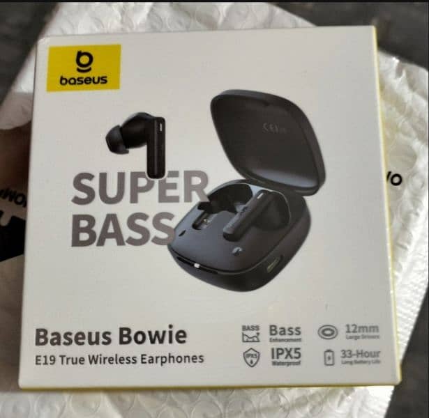 Baseus Bowie E19 wireless ipx5 waterproof earphone 0