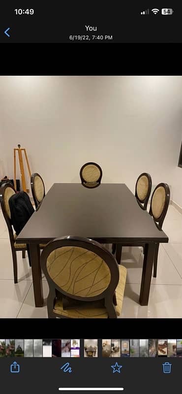 Wooden dining table for sale 0