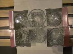 6Pcs Glass Bowl Set with box