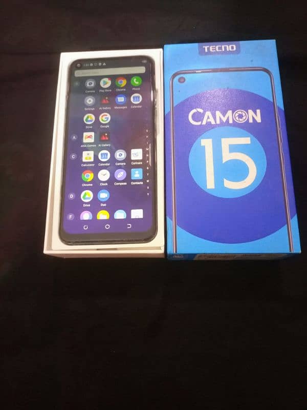 Tecno common 15 with box plz contact only 0336038088 2