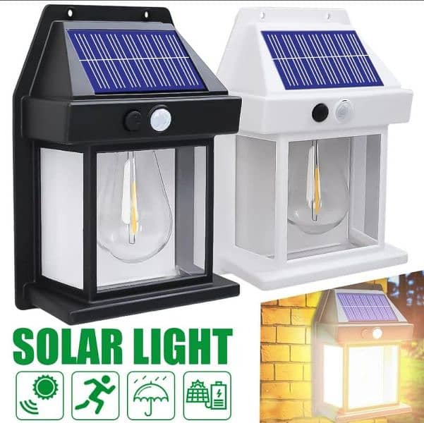 Solar Motion Sensor Outdoor Wall light 1