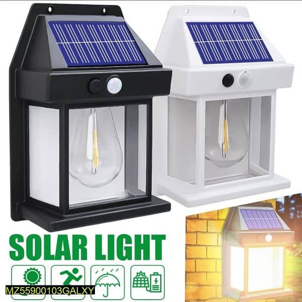 Solar Motion Sensor Outdoor Wall light 6