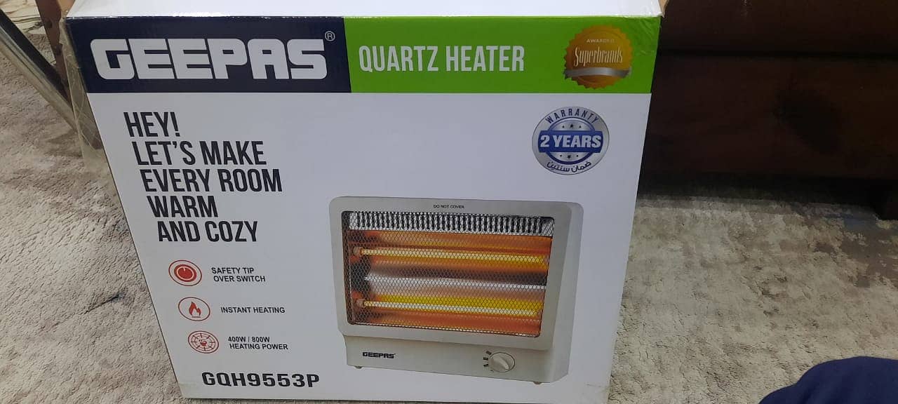 GEEPAS Electric Heater 7