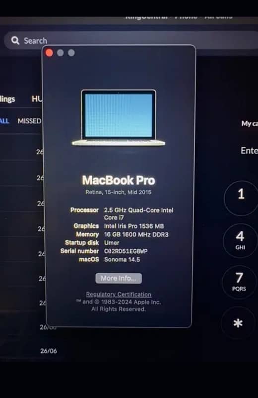 MacBook Pro 2015 i7 16/512ssd /Exchange possible too. 0