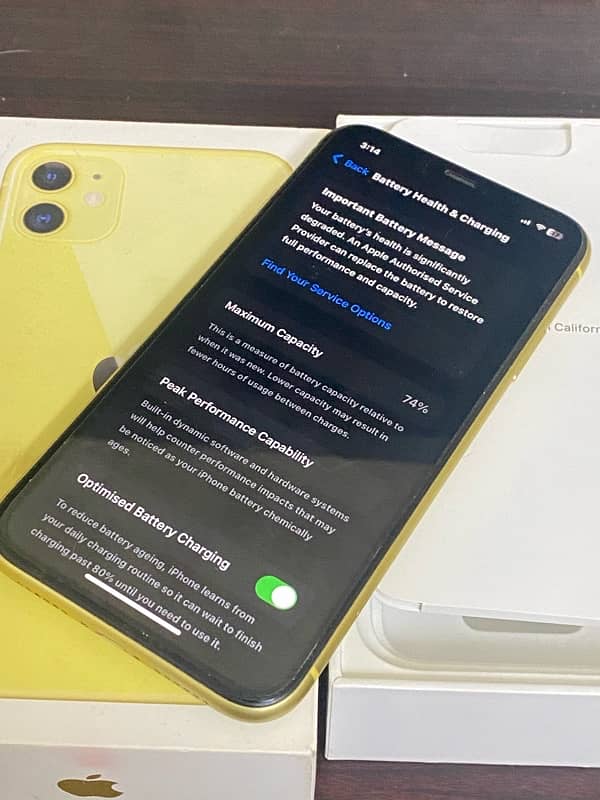 iPhone 11 64gb yellow PTA APPROVED 6