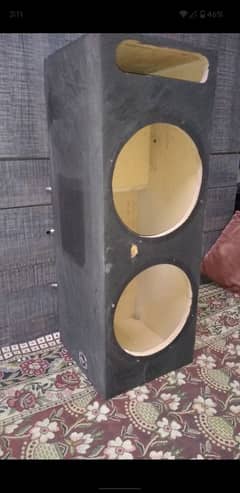 DOUBLE 12" WOOFER + SPEAKERS { CAR BASS SOUND SYSTEM AMPLIFIER