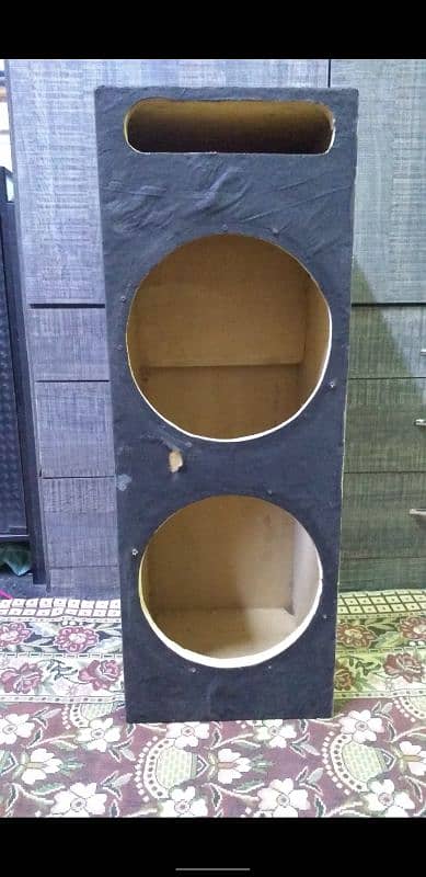 DOUBLE 12" WOOFER + SPEAKERS { CAR BASS SOUND SYSTEM AMPLIFIER 1