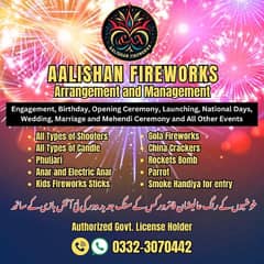 Aalishaan cool fire service Karachi/ All events weddings, birthday etc