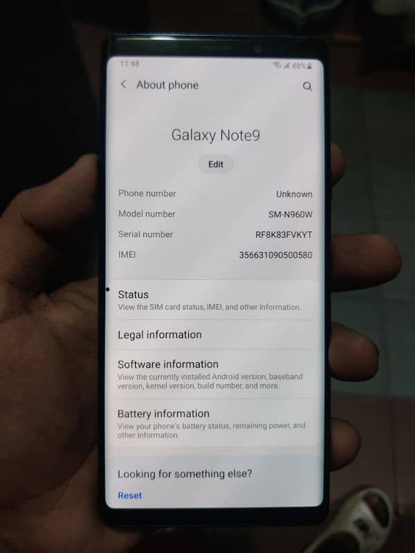 samsung note 9 Read Add 1st 1