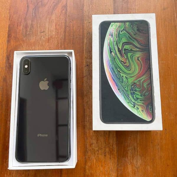 I phon xs max pta aproved complete box 0