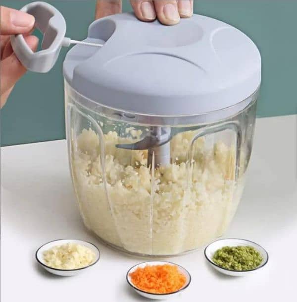 Hand pull Manual Food Chopper 0