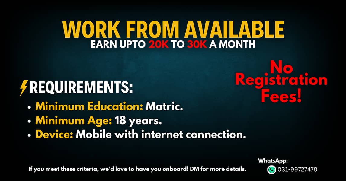 Work Form Home - Start Earning Online - No Experience Needed! 0