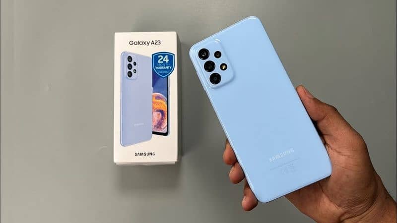 samsung Galaxy A23 in Light blue 2