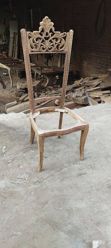 chinioti wooden dining chair 0