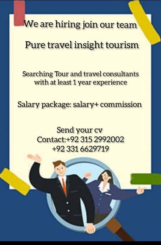 job for female's in travel & toursim Consultant 0