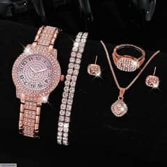 Women's diamond Watch set