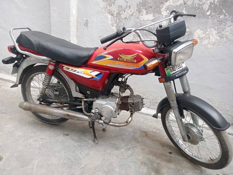 Pak Hero 70 model 2014 bike in good condition 1