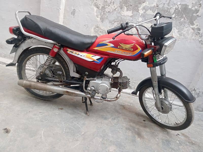 Pak Hero 70 model 2014 bike in good condition 7