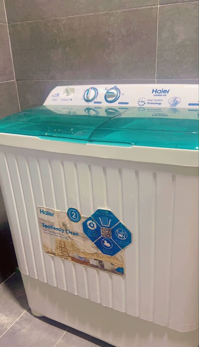 WASHING MACHINE HAIER BRAND  CONDITION 10/10 0