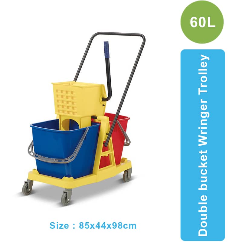 Cleaning or Service Trolly , Mop Buckets ,Double Mop Buckets, Spin Mop 2