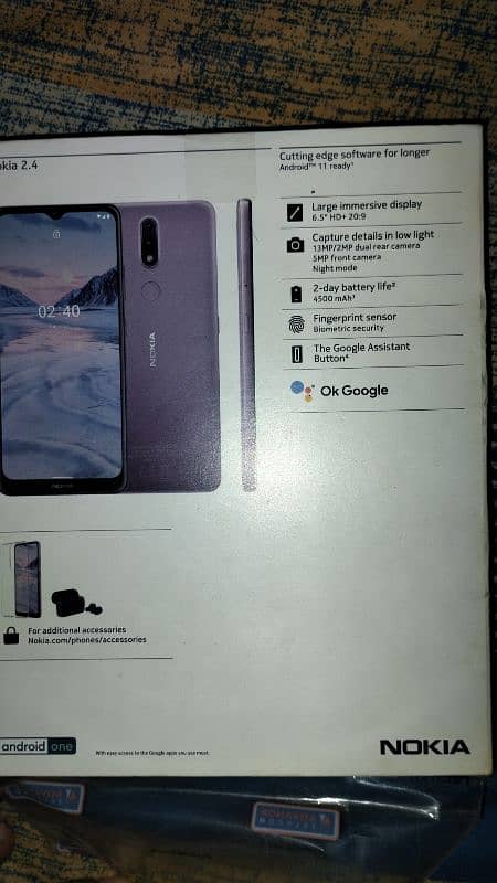 nokia 2.4 3gb 64gb set n box only 3