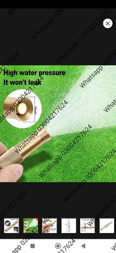 Pressure Water Nozzle metal Adjustable Hydro jet for car BIKE wash