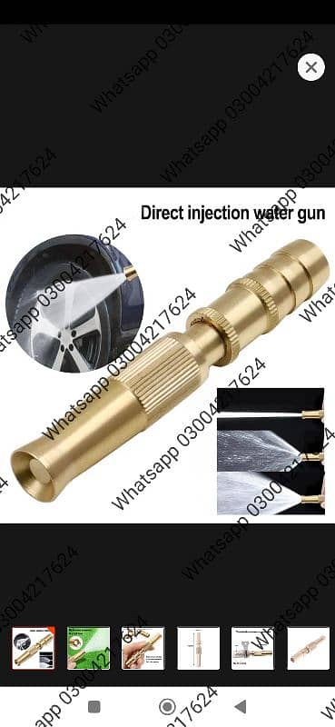 Pressure Water Nozzle metal Adjustable Hydro jet for car BIKE wash 2