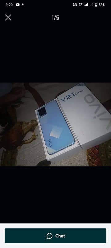 Vivo Y21 4gb Ram Storage 64gb  Box Original Charger Lush Condition 1