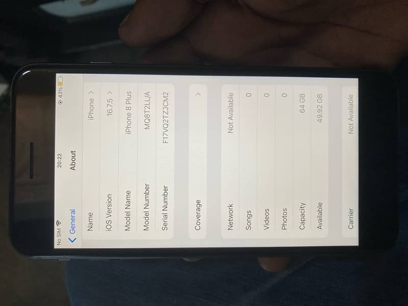 iPhone 8 Plus 64gb non pta jv 10/9 candishan 7